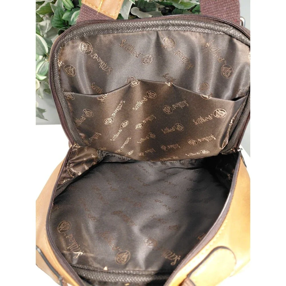Charlie Chaplin Vegan Leather Backpack Excellent